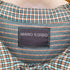 MARIO SORBO バックオープン チェック S/S シャツ メンズ import:M