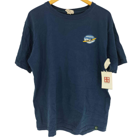 パタゴニア patagonia 90S Beneficial T’s ボディ オーガニック コットン タグ メキシコ製 サーフィン 背面プリント S/S Tシャツ メンズ import:M