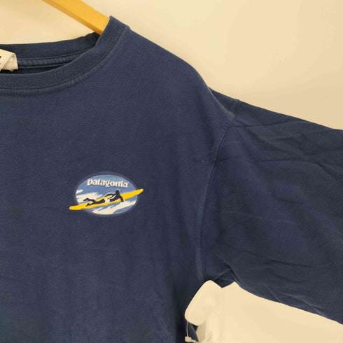 パタゴニア patagonia 90S Beneficial T’s ボディ オーガニック コットン タグ メキシコ製 サーフィン 背面プリント S/S Tシャツ メンズ import:M
