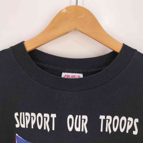 Selec-T by Teejays 90s USA製 シングルステッチ 星条旗 キャラクター 両面プリント Tシャツ メンズ import:XL