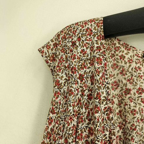 マックスマーラウィークエンド MAX MARA WEEKEND 小花柄 ノースリーブ ひざ丈 ワンピース レディース import:M
