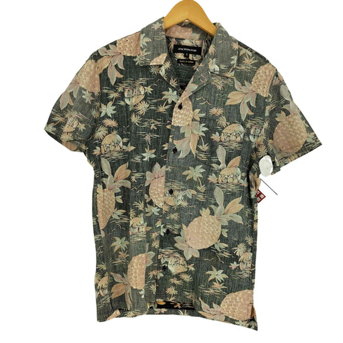 ジャックローズ JACKROSE リバーシブル デザインヤシの木 パイナップル 海 カモメ 総柄 S/S オープンカラー 開襟 アロハシャツ メンズ JPN:3