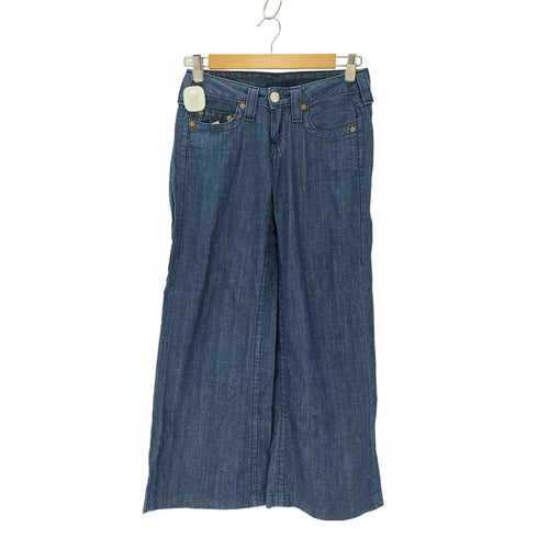 トゥルーレリジョン TRUE RELIGION USA製 ワイド バギー デニムパンツ レディース US:24