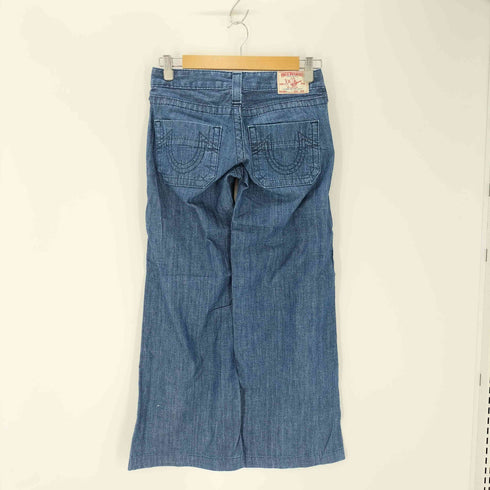 トゥルーレリジョン TRUE RELIGION USA製 ワイド バギー デニムパンツ レディース US:24