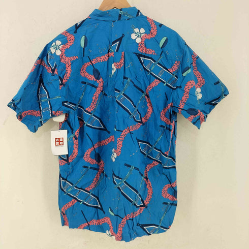 クックストリート Cooke Street ヨット柄 S/Sシャツ メンズ import:M
