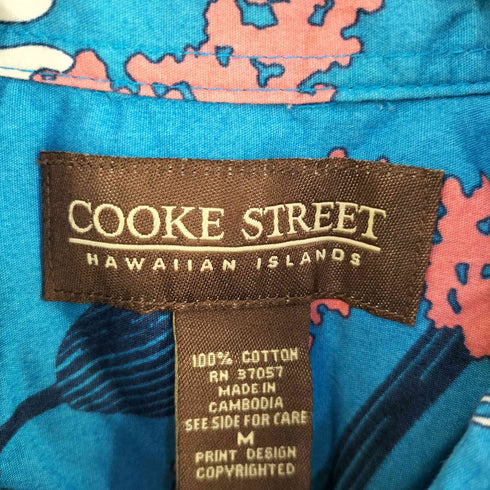 クックストリート Cooke Street ヨット柄 S/Sシャツ メンズ import:M