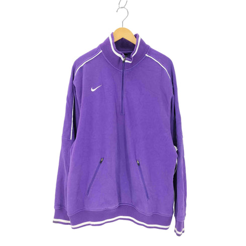 ナイキ NIKE 00S パイピングデザイン ハーフジップスウェット メンズ JPN:XL