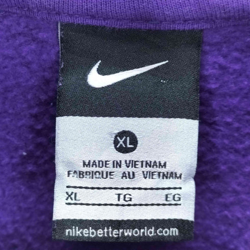 ナイキ NIKE 00S パイピングデザイン ハーフジップスウェット メンズ JPN:XL