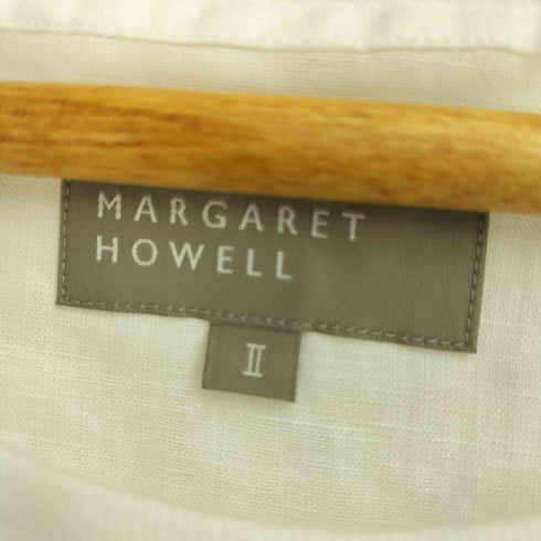 マーガレットハウエル MARGARET HOWELL LINEN VOILE リネンボイル 半袖 Tシャツ レディース JPN:2