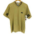 アディダス adidas 90S 旧タグ パフォーマンス ロゴ Vネック ラインデザイン S/S Tシャツ メンズ import:M M