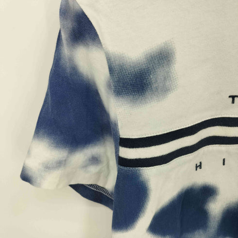 トミーヒルフィガー TOMMY HILFIGER ブリーチデザインフラッグ刺繍S/S TEE メンズ M