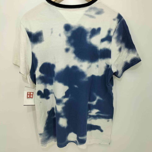 トミーヒルフィガー TOMMY HILFIGER ブリーチデザインフラッグ刺繍S/S TEE メンズ M