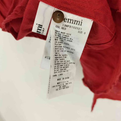 エミアトリエ emmi atelier リネン レース シャツ ブラウス レディース JPN:0