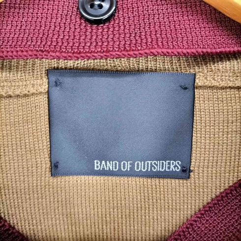 バンドオブアウトサイダーズ BAND OF OUTSIDERS イタリア製 襟付き ロングスリーブニット メンズ import:M