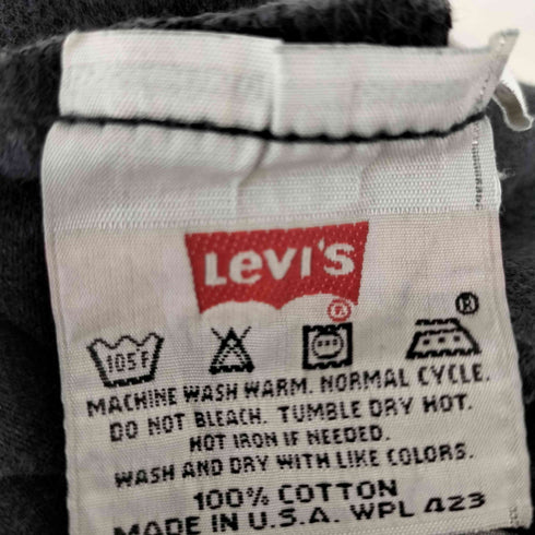 リーバイス Levis 90s USA製 501-0660 ボタン裏522 後染め ボタンフライ ブラックデニムパンツ メンズ W38/L34