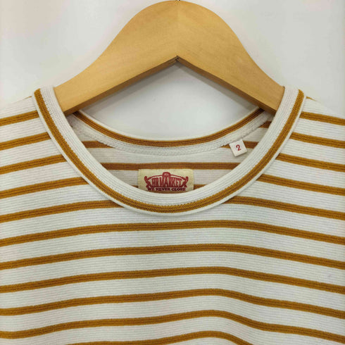 ハリウッドランチマーケット HOLLYWOOD RANCH MARKET ボーダー クルーネック Tシャツ レディース JPN:2