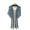 René Derhy ビーズ レーヨン チュニックワンピース レディース import:M