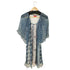 René Derhy ビーズ レーヨン チュニックワンピース レディース import:M