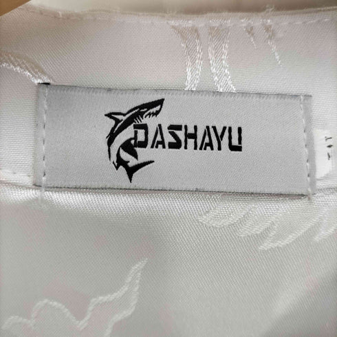 DASHAYU ドラゴン 龍 チャイナボタン 総柄 L/S チャイナシャツ レディース