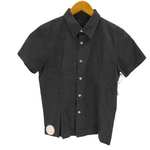 トリココムデギャルソン tricot COMME des GARCONS リネン混ショートスリーブシャツ レディース JPN:M