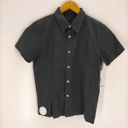 トリココムデギャルソン tricot COMME des GARCONS リネン混ショートスリーブシャツ レディース JPN:M