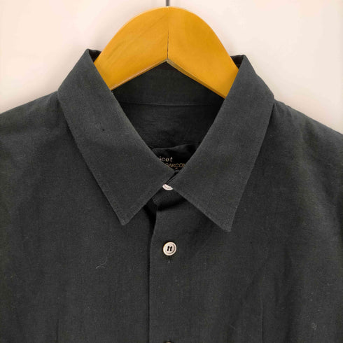トリココムデギャルソン tricot COMME des GARCONS リネン混ショートスリーブシャツ レディース JPN:M