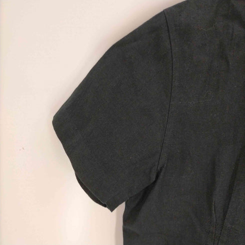 トリココムデギャルソン tricot COMME des GARCONS リネン混ショートスリーブシャツ レディース JPN:M