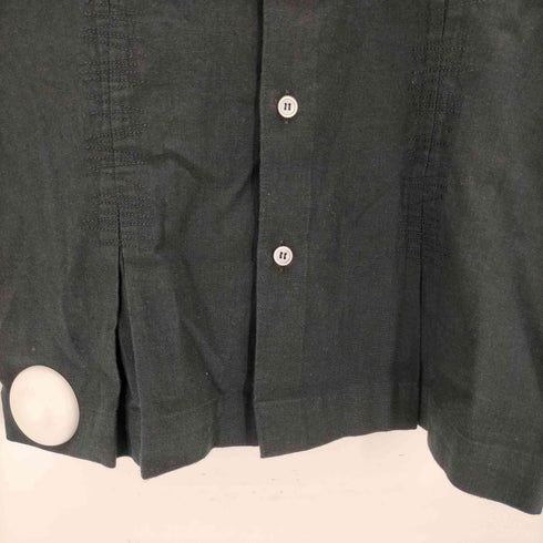 トリココムデギャルソン tricot COMME des GARCONS リネン混ショートスリーブシャツ レディース JPN:M