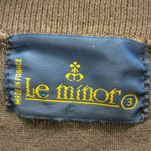 ルミノア Le minor フランス製 コットンスウェット レディース JPN:3