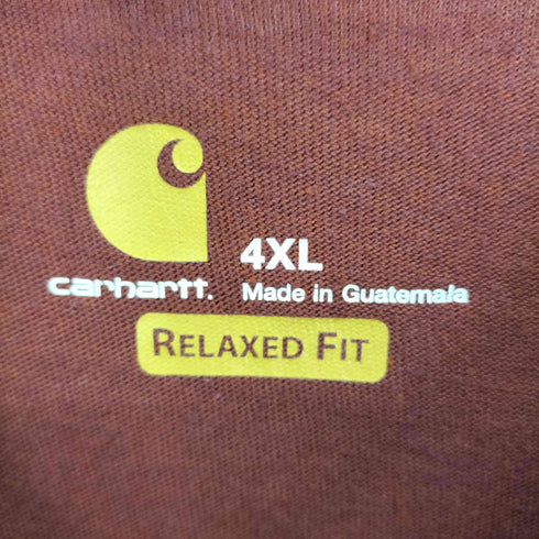 カーハート Carhartt 18SS RELAXED FIT ロゴプリント ビックサイズ S/S Tシャツ メンズ 4XL