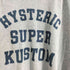 ヒステリックグラマー HYSTERIC GLAMOUR 00S HYSTERIC SUPER KUSTOM 三段ロゴ 染み込みプリント S/S Tシャツ 半袖ニット レディース FREE