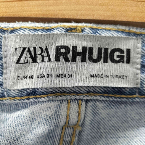 ザラ ZARA RHUIGI ダメージ加工デニムパンツ メンズ 31