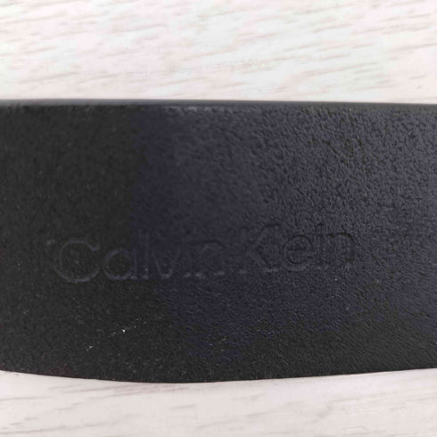 カルバンクライン CALVIN KLEIN ckロゴバックルレザーベルト メンズ 30-32