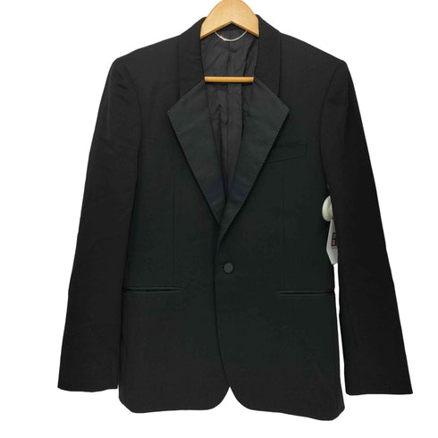 ジョンローレンスサリバン JOHN LAWRENCE SULLIVAN 14ss シルクラペル サイドベンツ シングルテーラードジャケット メンズ US:38