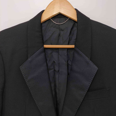 ジョンローレンスサリバン JOHN LAWRENCE SULLIVAN 14ss シルクラペル サイドベンツ シングルテーラードジャケット メンズ US:38