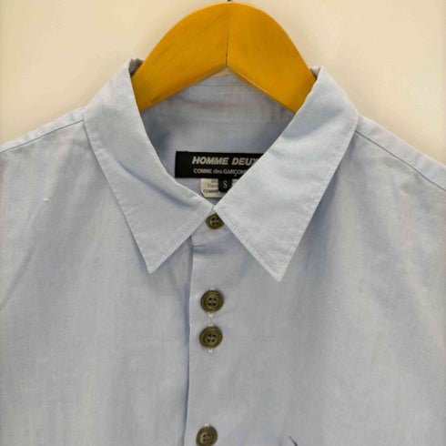 コムデギャルソンオムドゥ COMME des GARCONS HOMME DEUX AD2012 マルチボタンコットン半袖シャツ メンズ JPN:S