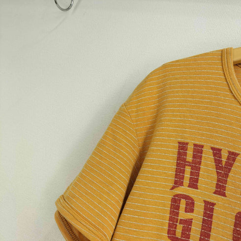 ヒステリックグラマー HYSTERIC GLAMOUR NEVER STOPS ラメボーダー S/S Tシャツ レディース FREE