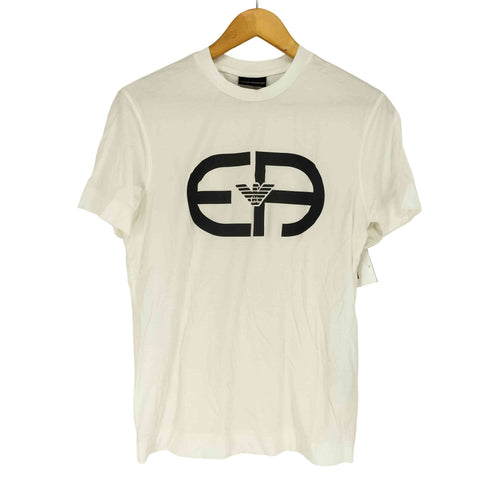 エンポリオアルマーニ EMPORIO ARMANI フロントロゴプリントクルーネックTシャツ メンズ JPN:S