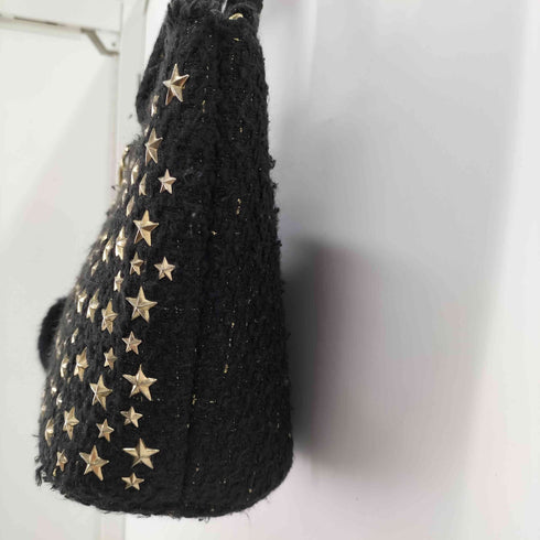 ドレスキャンプ DRESSCAMP METEOR スタースタッズツイード2WAYミニトートバッグ レディース