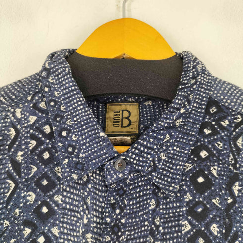 ブルーノ BRUNO 総柄 レーヨン S/S シャツ メンズ JPN:XL