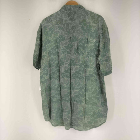 総柄 シルク S/S シャツ メンズ
