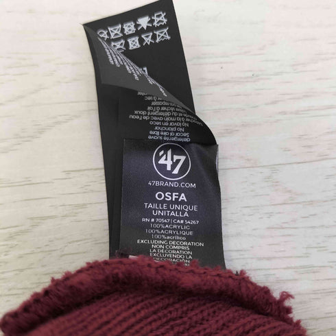 フォーティセブンブランド 47 BRAND サッカーチームロゴ刺繍 ニットキャップ ビーニー メンズ ONE SIZE
