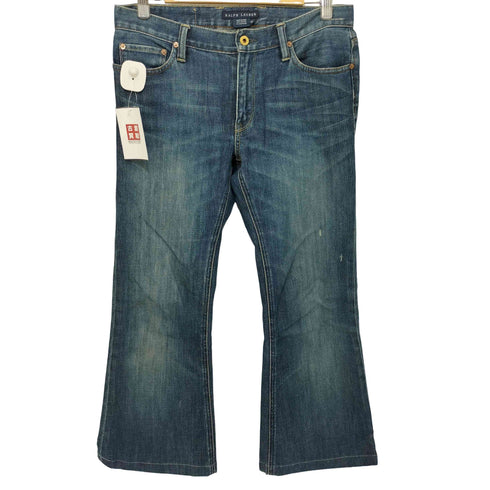 ラルフローレン RALPH LAUREN DELANCEY 740 ブーツカット フレアデニム レディース 3f