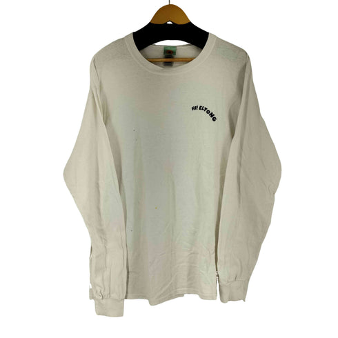 プリントクルーネック L/S Tシャツ メンズ JPN:L