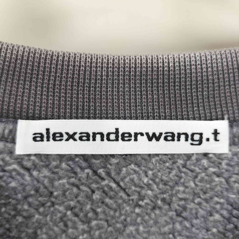 アレキサンダーワン Alexander Wang alexanderwang.t SWEATSHIRT WITH LOGO ロゴ プリント スウェット レディース import:XS