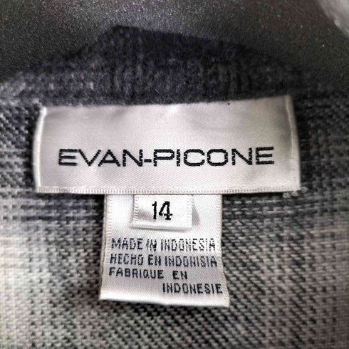 EVAN-PICONE オンブレチェックスナップボタンシャツ レディース 14
