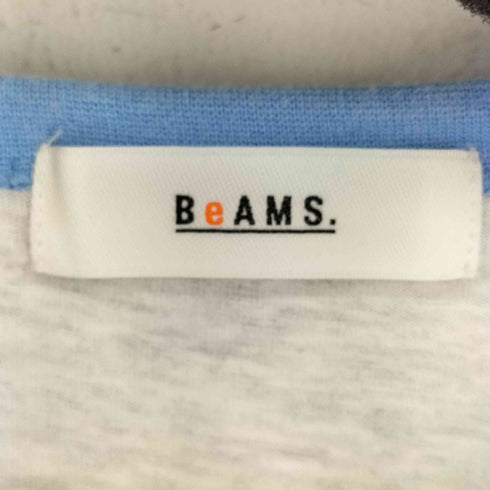 ビームス BEAMS プリントリンガーTシャツ レディース