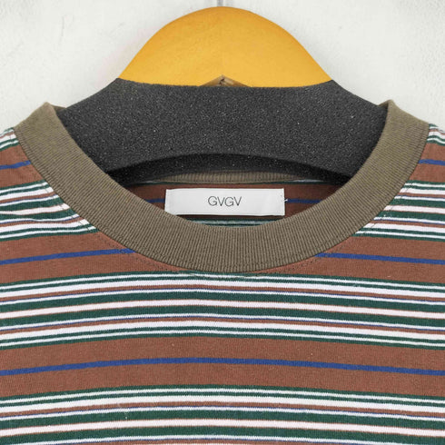 ジーブイジーブイ GVGV ボーダークルーネックTシャツ レディース ONE SIZE