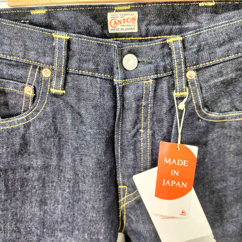 キャントン CANTON ボタンフライ デニムパンツ レディース JPN:M