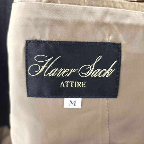 Haver Sack ATTIRE ウール ストライプテーラードジャケット 2タックスラックス セットアップ メンズ JPN:M